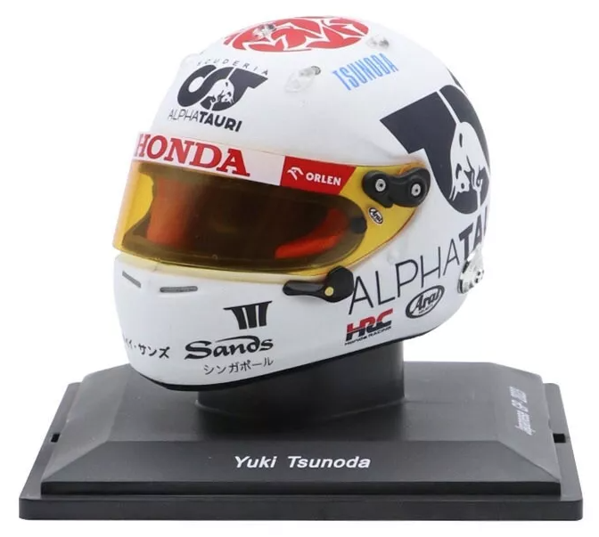 Alpha Tauri F1 Team Yuki Tsunoda Japan GP 2023 1/5 Scale Mini Helmet