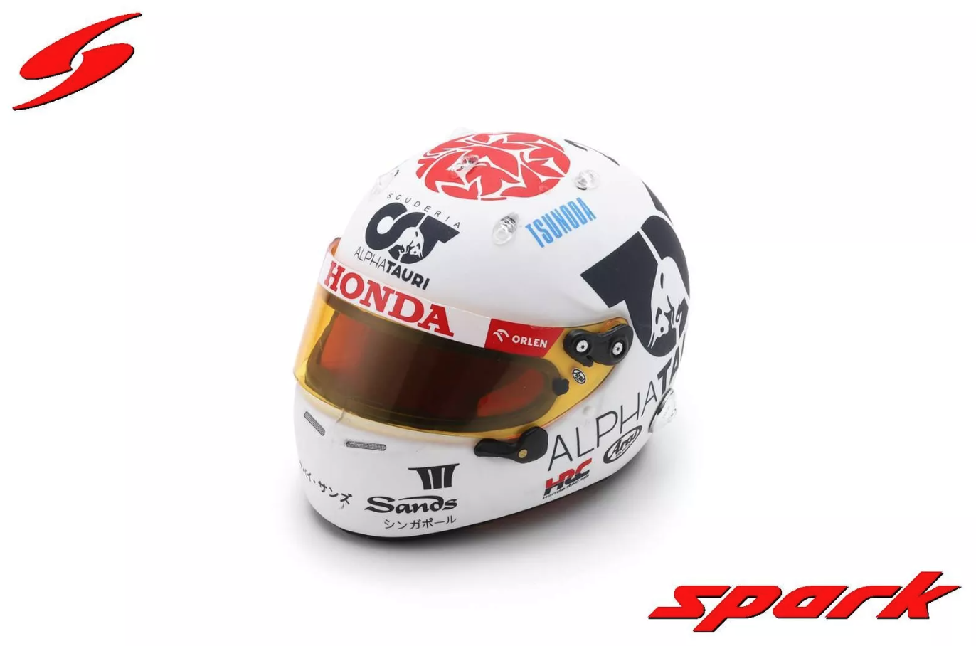Alpha Tauri F1 Team Yuki Tsunoda Japan GP 2023 1/5 Scale Mini Helmet