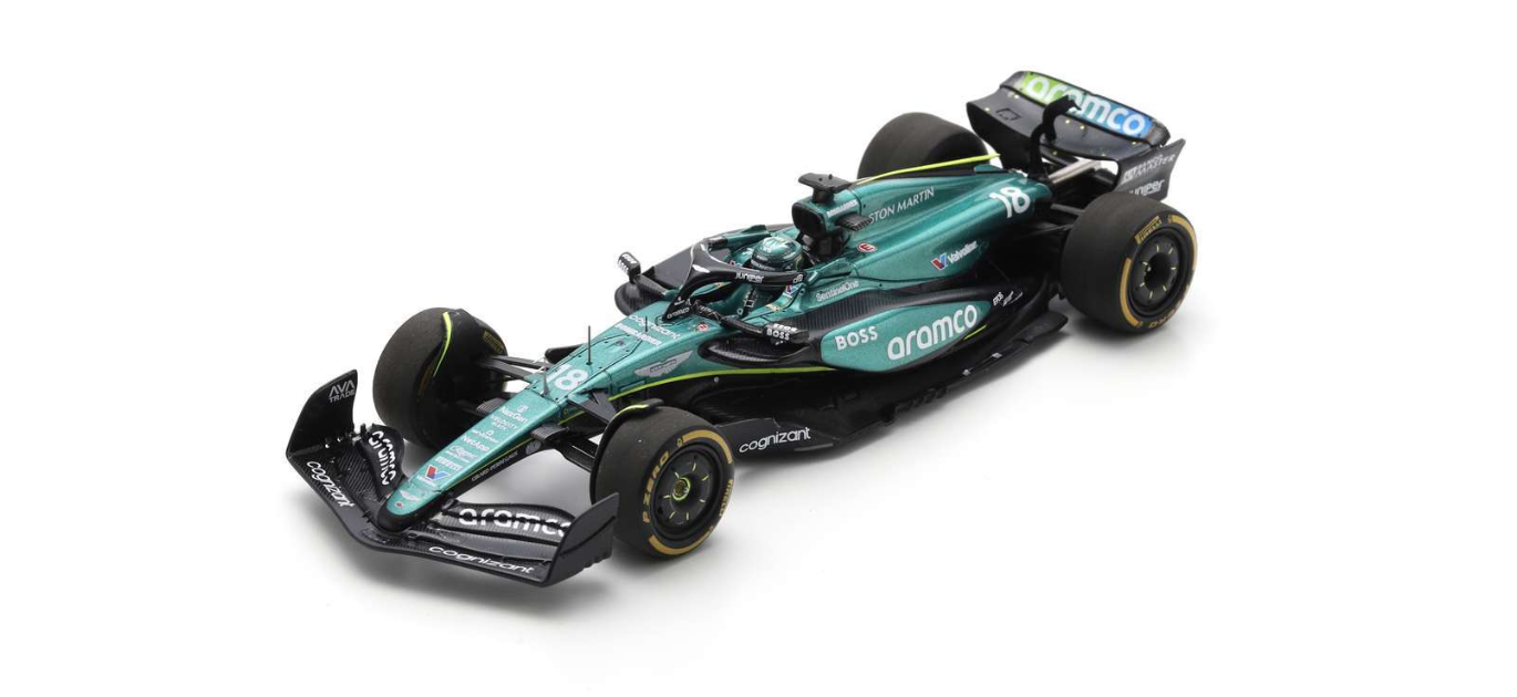 Aston Martin F1 Spark Model Lance Stroll 1/43 Scale Model Racing Car 2024