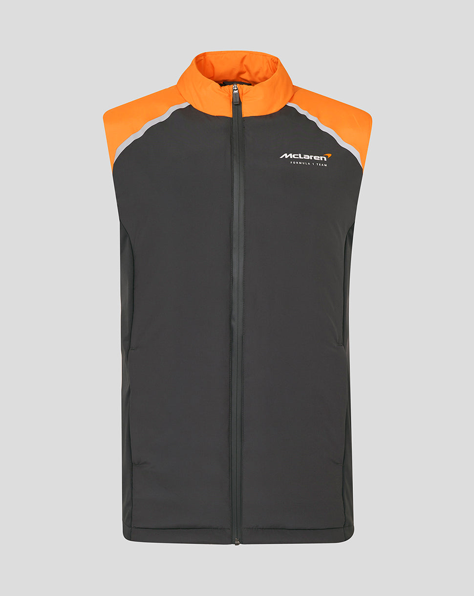 Mclaren F1 Team Paddock Padded Hybrid Gilet Jacket 2025