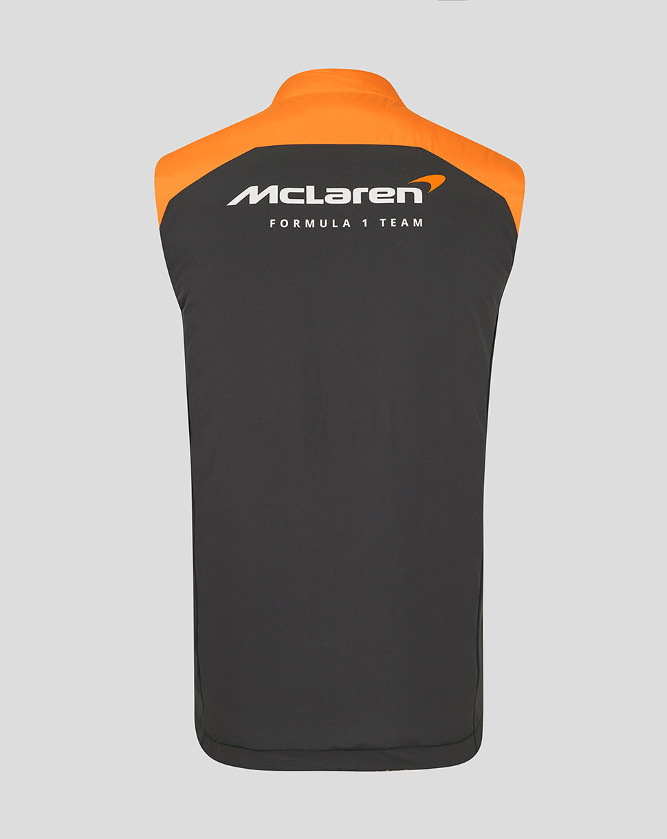 Mclaren F1 Team Paddock Padded Hybrid Gilet Jacket 2025