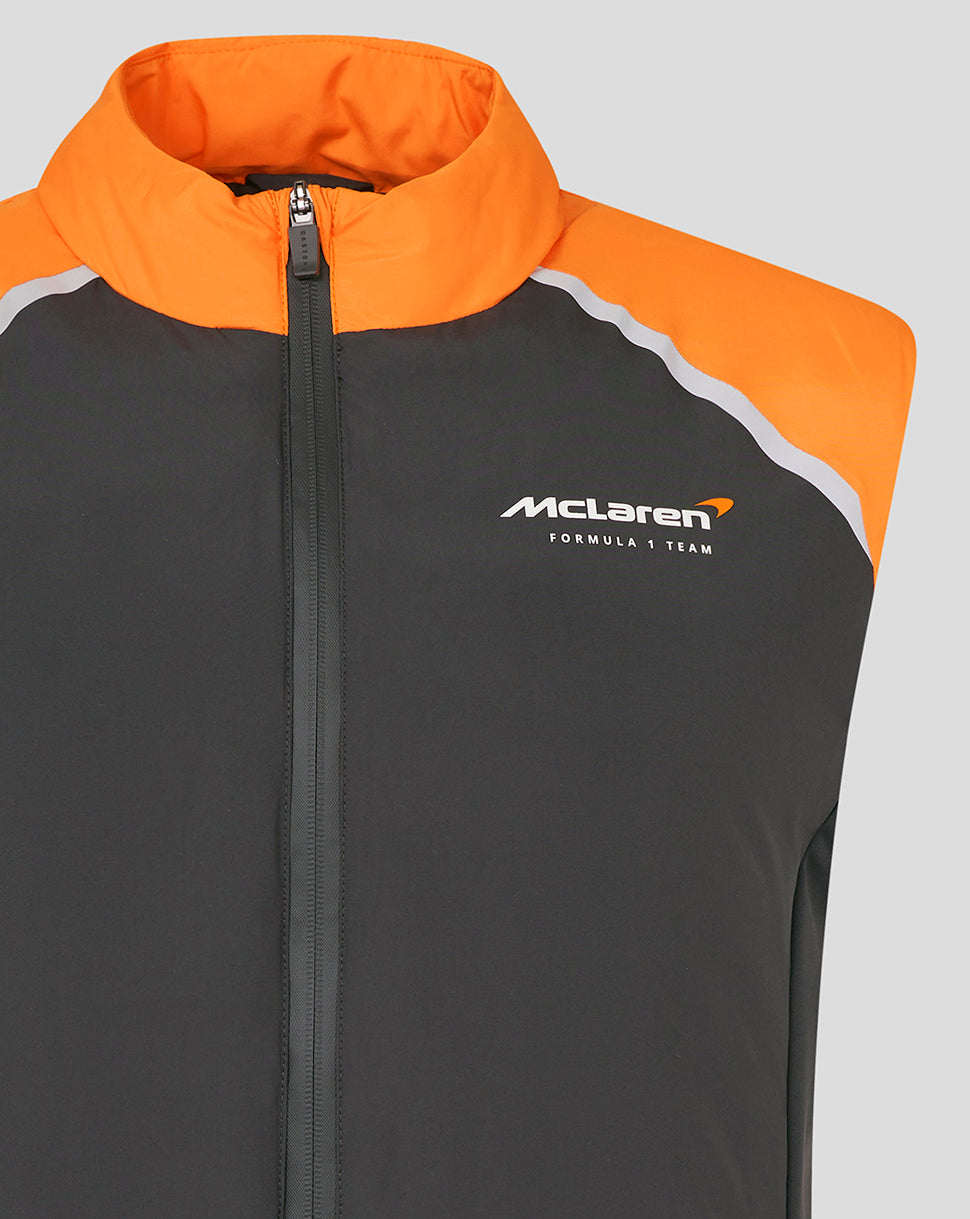 Mclaren F1 Team Paddock Padded Hybrid Gilet Jacket 2025