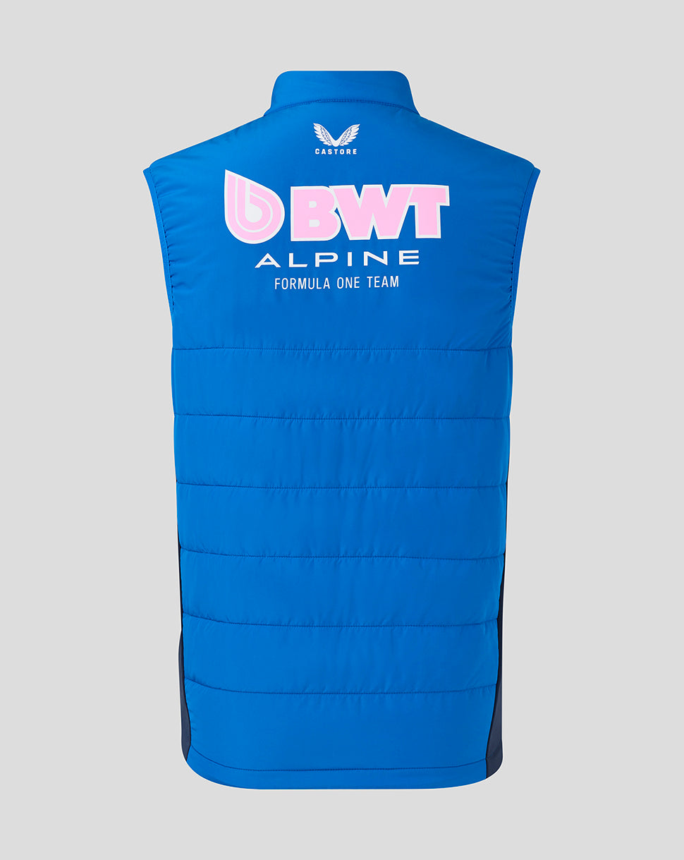 Alpine F1 Team Padded Hybrid Gilet Jacket 2025