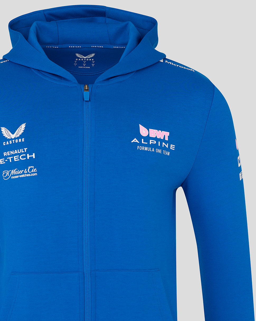 Alpine F1 Team Hooded Full Zip Sweatshirt Jacket 2025