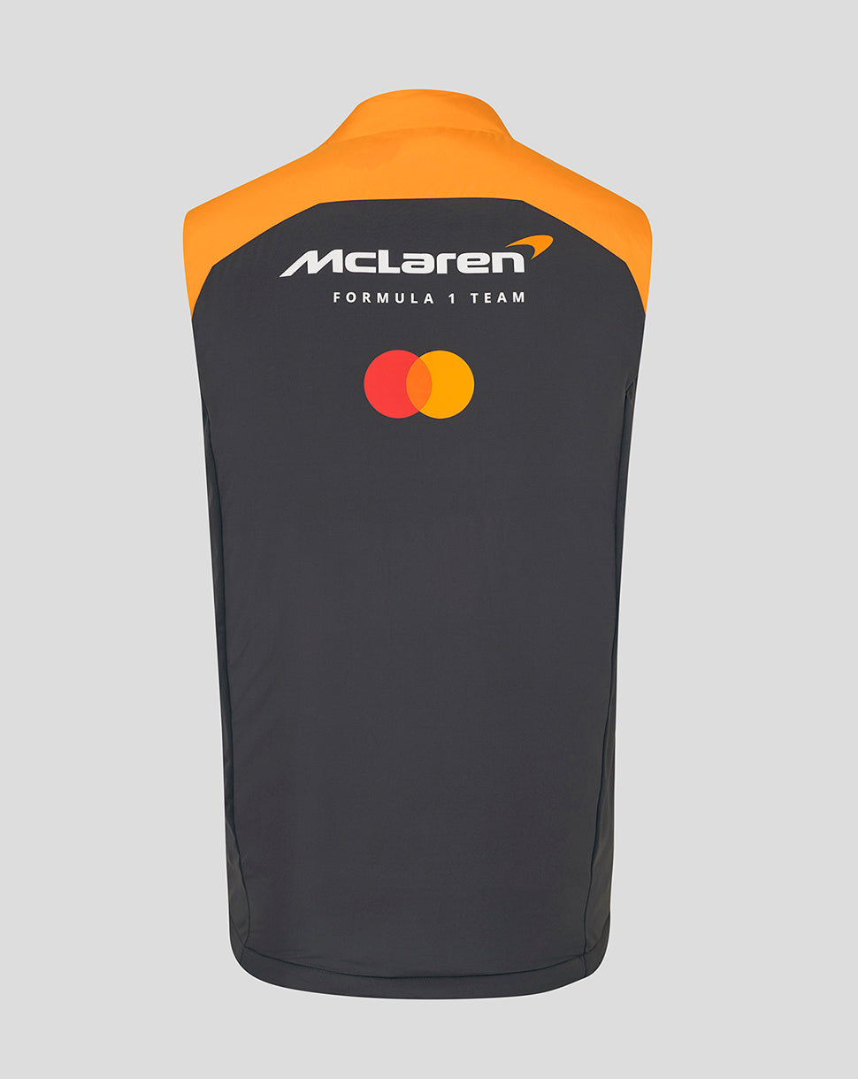 Mclaren F1 Team Padded Hybrid Gilet Jacket 2025