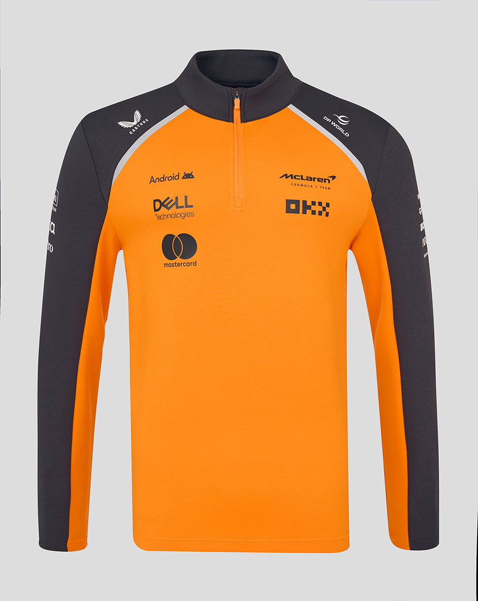 Mclaren F1 Team Quarter Zip Sweatshirt 2025