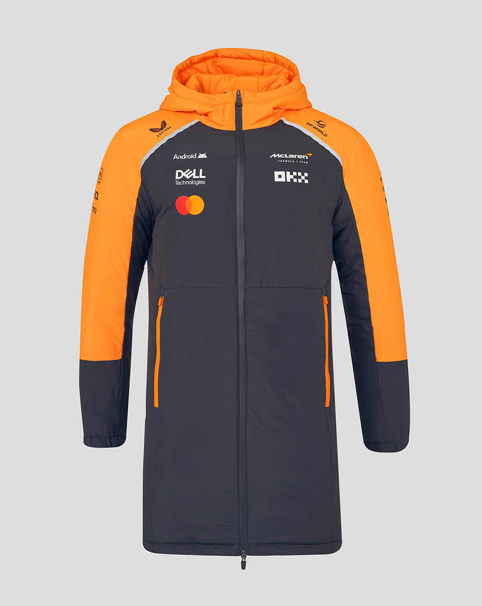 Mclaren F1 Team Longline Padded Rain Jacket 2025