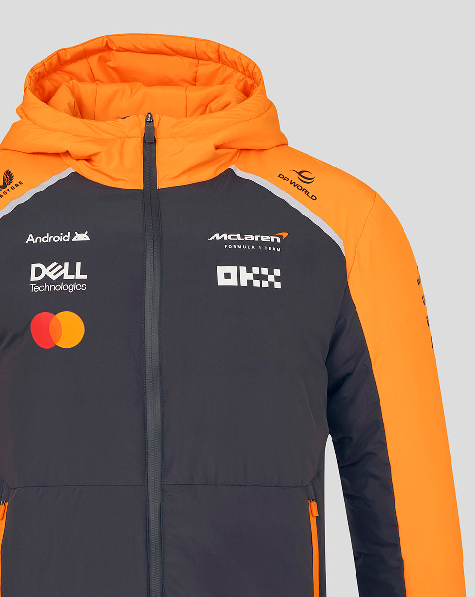 Mclaren F1 Team Longline Padded Rain Jacket 2025