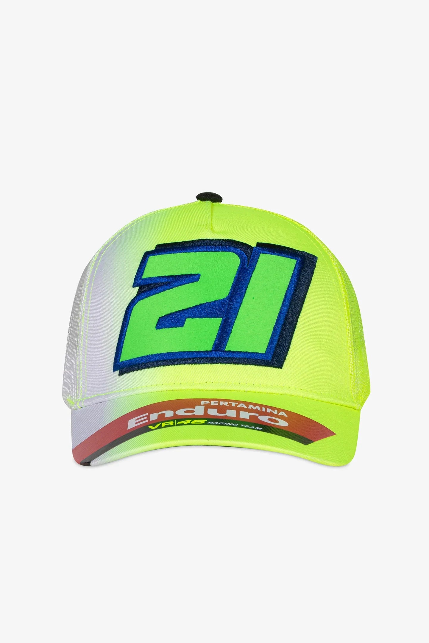 VR46 Valentino Rossi Franco Morbidelli Pertamina Enduro Trucker Baseball Cap