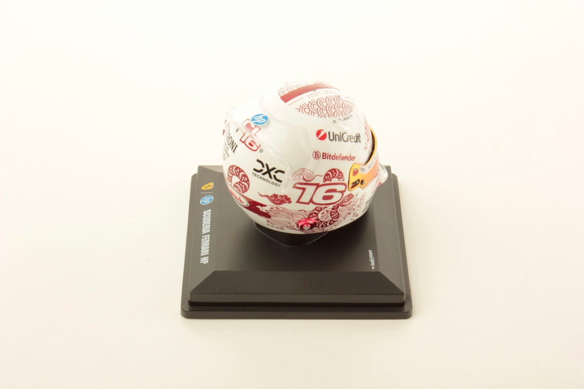 Scuderia Ferrari F1 Official Charles Leclerc Chinese GP 2025 1/5 Scale Mini Helmet