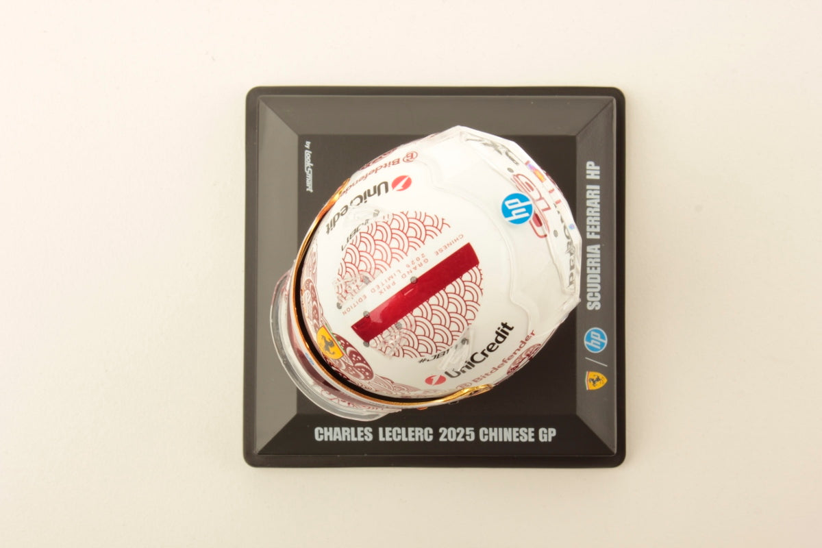 Scuderia Ferrari F1 Official Charles Leclerc Chinese GP 2025 1/5 Scale Mini Helmet