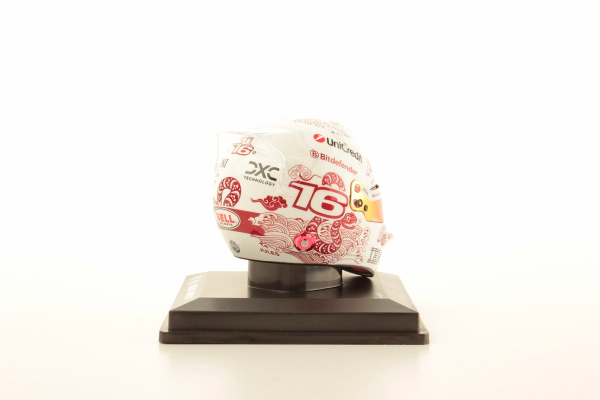 Scuderia Ferrari F1 Official Charles Leclerc Chinese GP 2025 1/5 Scale Mini Helmet