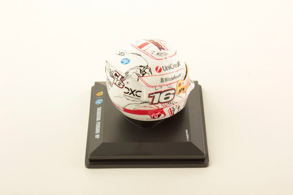 Scuderia Ferrari F1 Official Charles Leclerc Japanese GP 2025 1/5 Scale Mini Helmet
