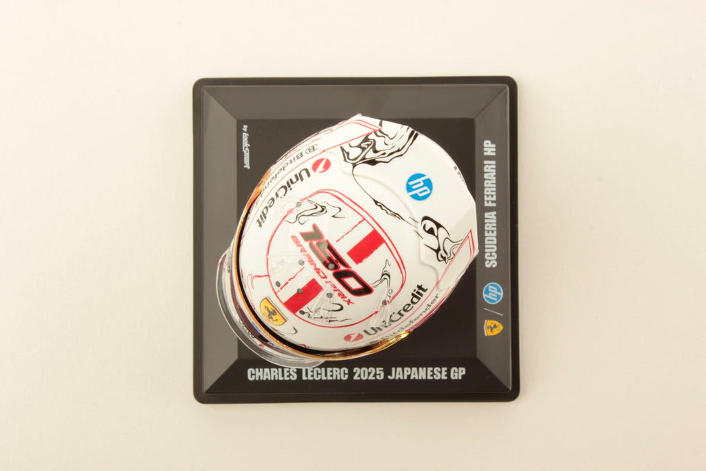 Scuderia Ferrari F1 Official Charles Leclerc Japanese GP 2025 1/5 Scale Mini Helmet