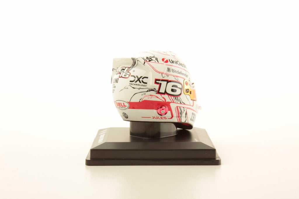 Scuderia Ferrari F1 Official Charles Leclerc Japanese GP 2025 1/5 Scale Mini Helmet