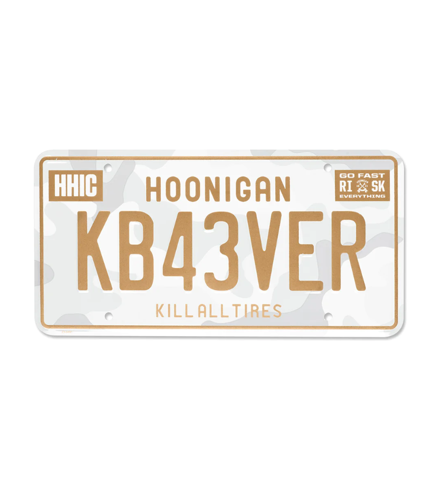 Hoonigan Ken Block 43 Metal License Plate