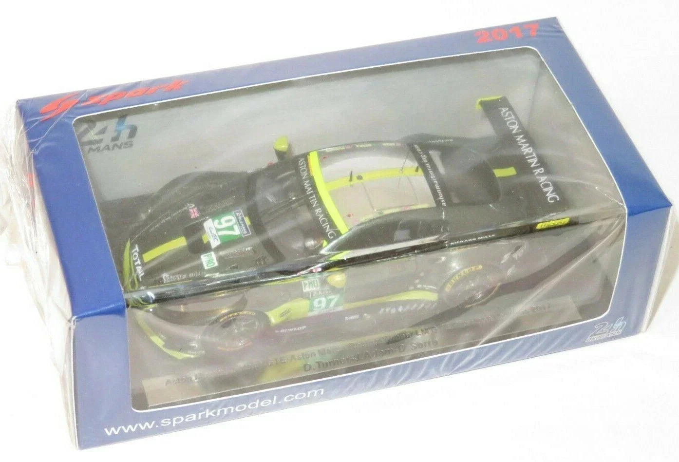 Aston Martin Racing WEC GTE Le Mans 24hr #97 1/43 Scale Model Racing Car 2017