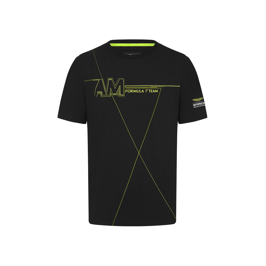 Aston Martin F1 Team Official Wireframe Graphic T-Shirt